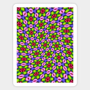 Cute Pink Flower Pattern Magnet